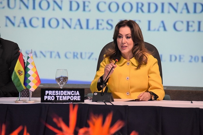 Santa Cruz | Viceministra de Relaciones Exteriores, Carmen Almendras