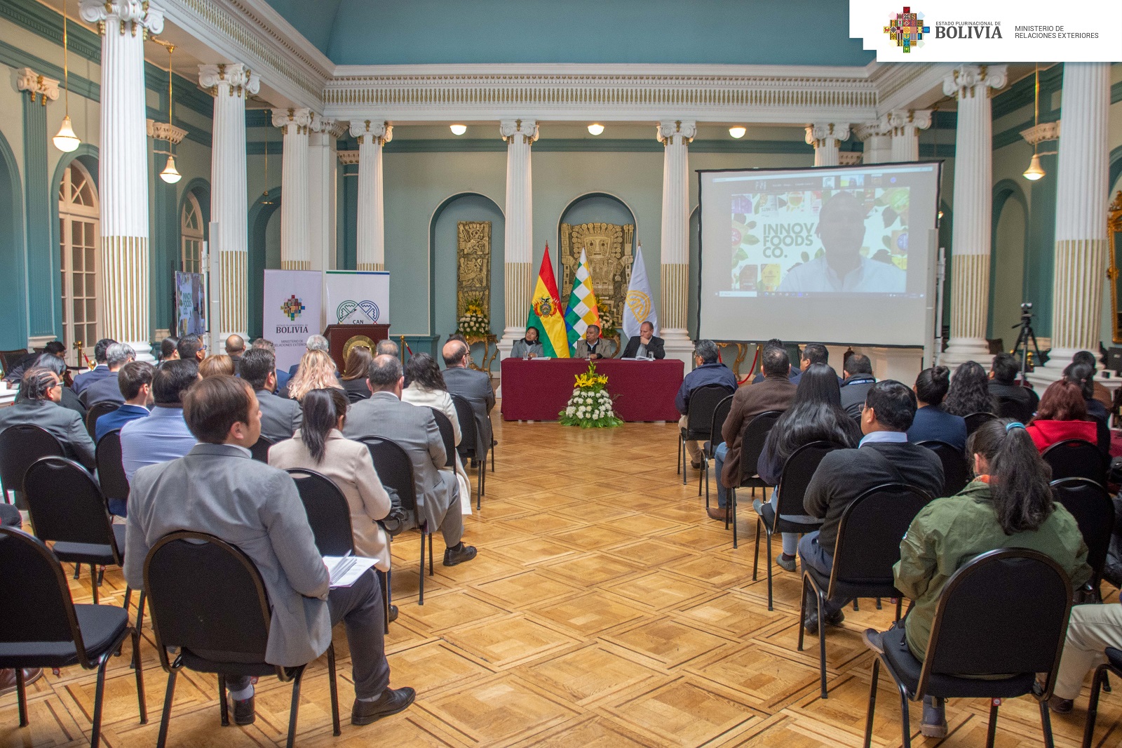 Canciller Mayta convoca a participar del XII Encuentro Empresarial Andino Bolivia 2023  