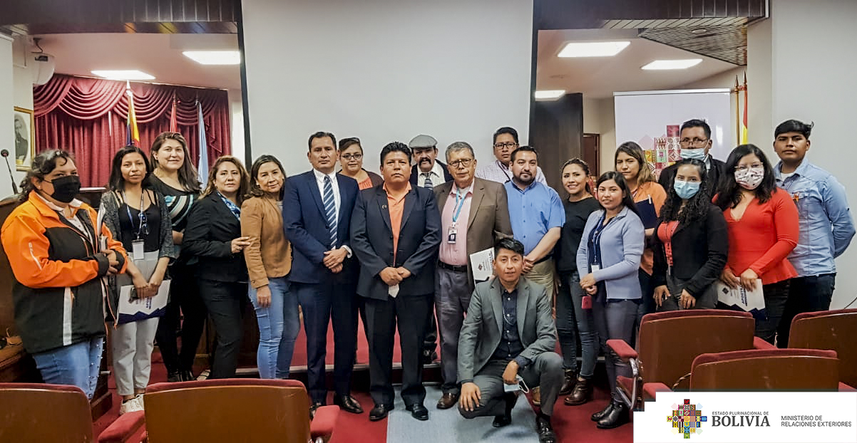 Autoridades judiciales del departamento de Cochabamba Participan en el taller de cooperación jurídica internacional