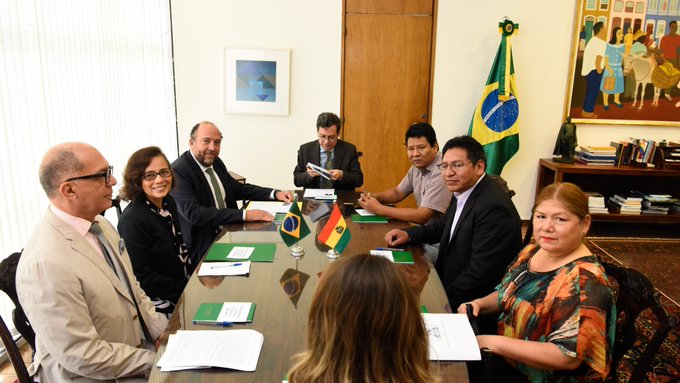Bolivia y Brasil se reúnen para abordar temas de interés bilateral